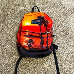 Jansport backpack sunset